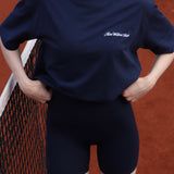 Signature Biker Shorts - Deep Ocean