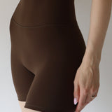 Signature Biker Shorts - Chocolate
