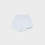 Court Club Sweat Shorts - Light Heather/Green (Pre-Order)