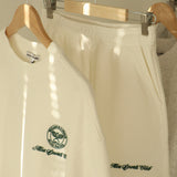 Court Club Sweat Shorts - Vanilla/Green (Pre-Order)